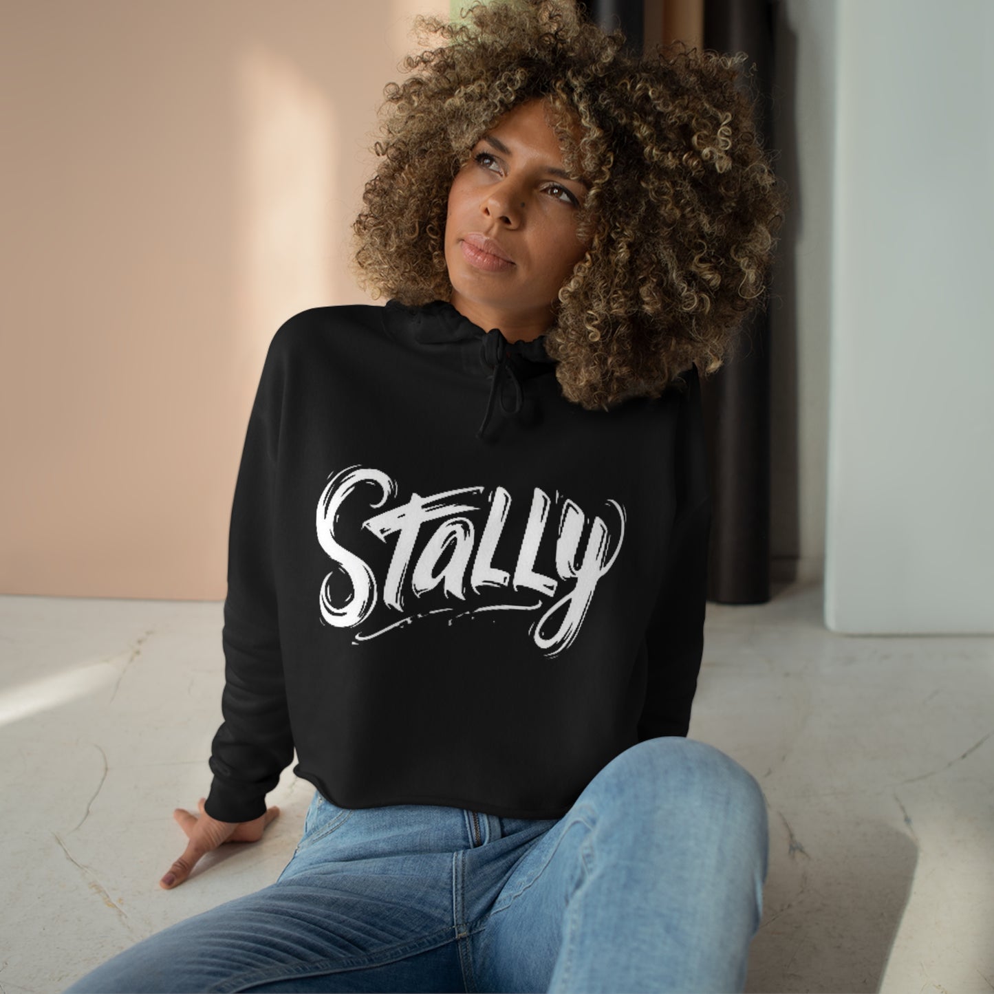 Simply Stally Crop Hoodie